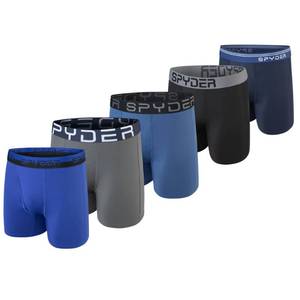 lot 19264 image: Spyder Mens Boxer Briefs 5-Pack Poly Spandex XX-Large