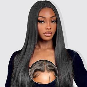 lot 20216 image: Farblick Glueless Lace Front Wig 6x4 Straight Human Hair
