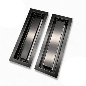 lot 20254 image: DDPow Drop-in Floor Vent Cover 3x10 in, No Damper, Black