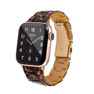 lot 20280 image: HOPO Apple Watch Band 38mm-49mm Leopard Resin Strap