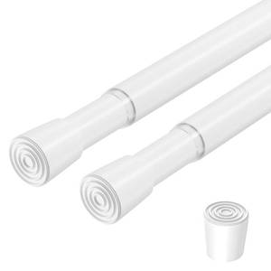 lot 20281 image: ZipGlo 2 Pack Spring Loaded Tension Rod 17-41