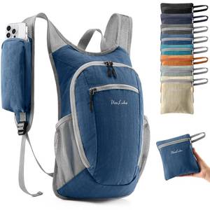 lot 20298 image: Uselike 10L Lightweight Hiking Backpack Navy Blue