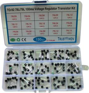 lot 20302 image: 78L79L Voltage Regulator Kit 150pc TO-92