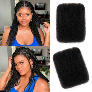 lot 20306 image: Mibeke Afro Kinky Bulk Human Hair 16 Inch T30