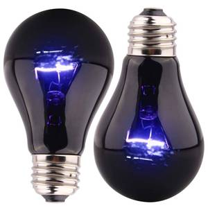 lot 20327 image: Aiicioo 60W Reptile Night Heat Lamp Bulb 2-Pack