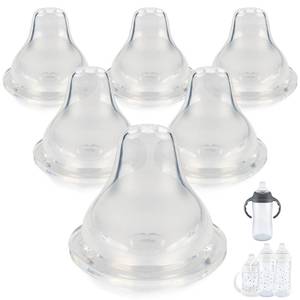 lot 20328 image: Joyfeed Sippy Cup Nipples for NUK Active Cup, 6-Pack