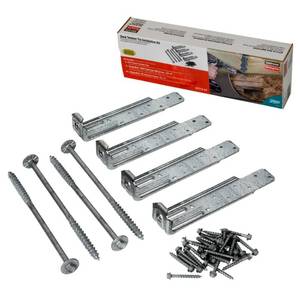lot 5081 image: Simpson Strong-Tie DTT1Z Deck Tension Tie Kit 2X