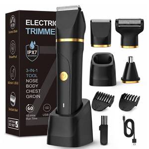 lot 5084 image: RAXMETRY 3-in-1 Body Hair Trimmer, IPX7 Waterproof