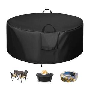 lot 5089 image: Blackhoso Round Fire Pit Cover 32 x 16 Inch