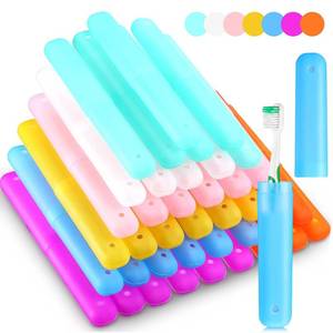 lot 5100 image: CHENGU Travel Toothbrush Holder Case Approximately 40-Piece Set