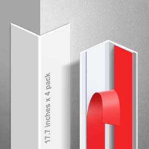 lot 5104 image: Magicheap Wall Corner Protector 4 Pack, 17.7in