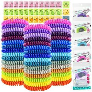 lot 5112 image: BuggyBands Mosquito Repellent Bracelets Approximately 48-Pack with Patches