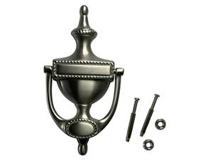 lot 5113 image: QCAA Solid Brass Door Knocker Victorian Rope 7-38