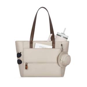 lot 5119 image: NesisPro Work Tote Bag for Women, Camel