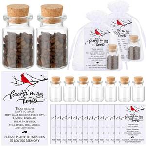 lot 5127 image: Tanlade 100 Set Funeral Favor Memorial Seed Packet Cardinal