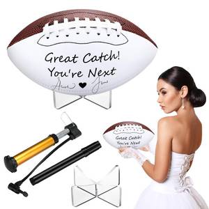 lot 5148 image: Liliful Autograph Football with Stand and Pump