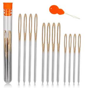 lot 6118 image: 12-Piece Large-Eye Blunt Needles Steel Yarn Needle Set