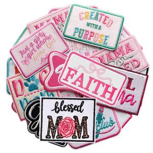 lot 6130 image: Xandova Approximately 15-Piece Mama Iron-On Embroidered Patches