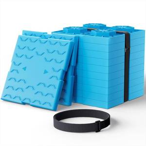 lot 17360 image: PAULINN RV Leveling Blocks 12 Pack with Velcro Straps