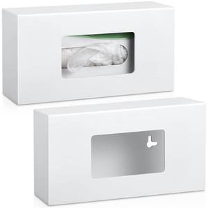 lot 17406 image: Thyle Acrylic Glove Box Wall Mount Dispenser 2-Pack