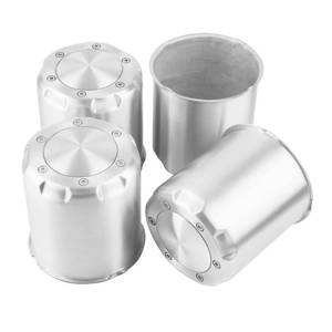 lot 17410 image: Rheedal Trailer Wheel Center Caps 4.25 OD Aluminum (4-Pack)