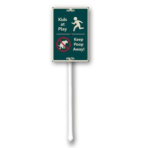 lot 18515 image: Uptell Yard Sign With Stake 4.6x6 Inch