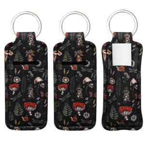 lot 18558 image: Haevola Chapstick Holder Keychain 3-Pack