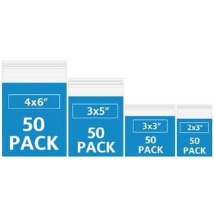 lot 18585 image: Bonison Small Plastic Bags 4 Sizes 200 Pack