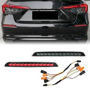 lot 18598 image: Fancemot LED Rear Bumper Reflector Lights Honda Civic 2022-2026