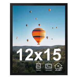 lot 18650 image: JCJMY 12x15 inch Picture Frame Black Plexiglass