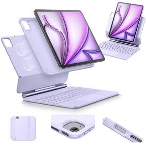 lot 18659 image: ESR iPad Air 11Pro 11 Inch Case with Keyboard  Retail $109.99