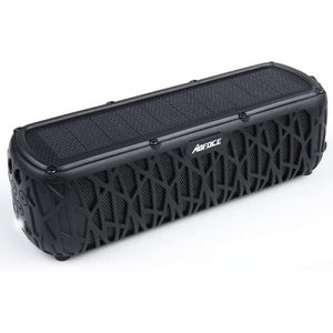 lot 18707 image: ABFOCE Solar Bluetooth Speaker 5000mAh Power Bank