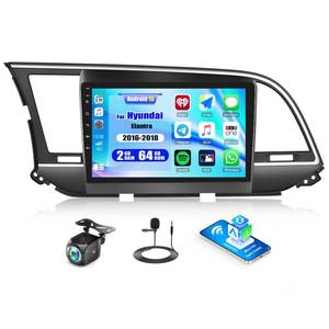 lot 19295 image: CAMECHO Android Car Stereo 9 for Hyundai Elantra 2016-2018  Retail $110.99