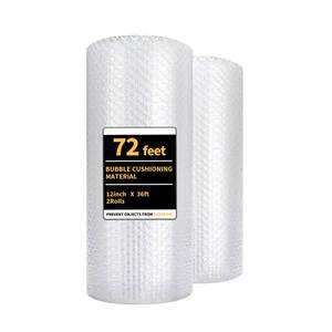 lot 19302 image: Skardeco Bubble Cushioning Wrap 2 Pack 12 x 72 ft