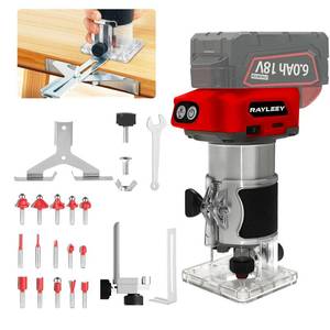 lot 19322 image: Cordless Wood Router Trimmer 18V 30000 RPM