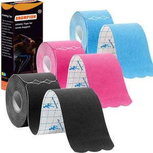 lot 20377 image: ANAMPION Kinesiology Tape Precut Strips 3-Pack