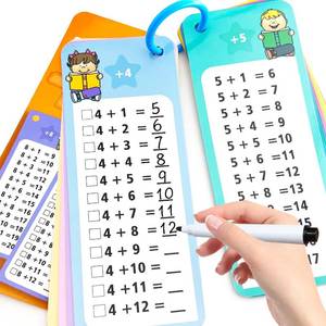 lot 20410 image: Addition Flash Cards 1-12 with Markers
