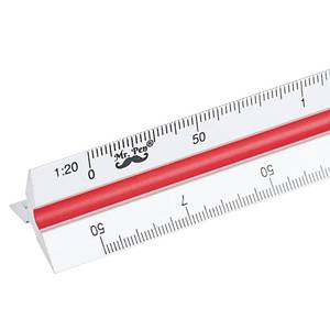 lot 20417 image: Mr. Pen Metric Engineer Scale Ruler 30cm Aluminum