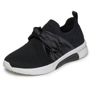 lot 20431 image: Skechers Modern Jogger Slip-On Sneaker, Black, Size 11