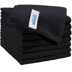 lot 20432 image: HOMEXCEL 8-Pack Microfiber Cleaning Cloths 11.5x11.5in