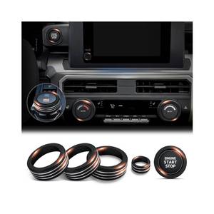 lot 20433 image: Polodunn Aluminum Knob Cover Trim 6-Piece Set Toyota Tacoma