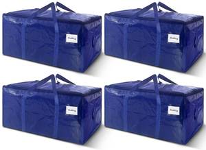 lot 20443 image: WTREE Moving Bags 4-Pack 33 Gallon Dark Blue