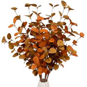 lot 20452 image: VGIA 6 Pc Eucalyptus Stems Fall Leaf Spray 27.5