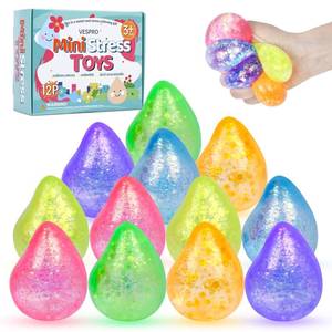 lot 20487 image: VESPRO 12 Pack Fidget Stress Balls, 1.6 Inches