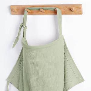 lot 1576 image: Blissful Diary Muslin Nursing Cover, Sage Green
