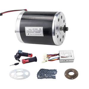 lot 1640 image: 36V 500W Brushed Electric Motor Kit with Controller  Retail $118.99