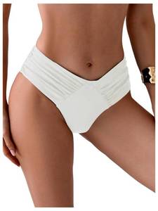 lot 2352 image: GORGLITTER Womens High Waisted Cheeky Bikini Bottom XL