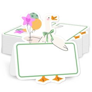 lot 2363 image: Goose Folded Place Cards, 50 PC