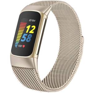 lot 2366 image: Surundo Metal Mesh Band for Fitbit Charge 56