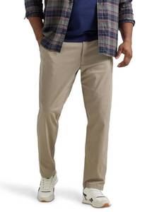 lot 2370 image: Lee Mens Extreme Motion Flat Front Relaxed Taper Pant 46W x 29L